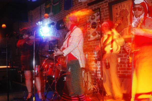 Band performing