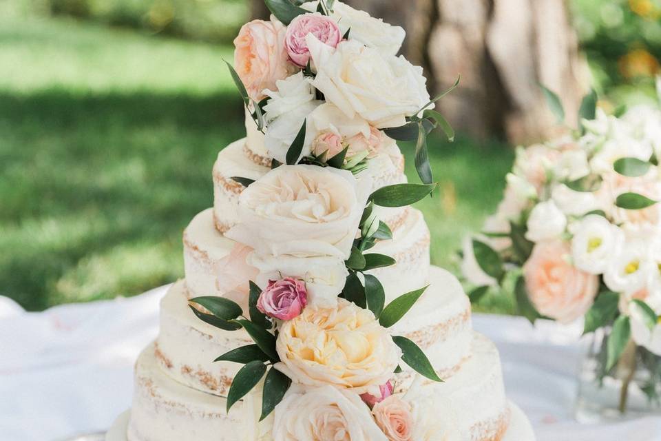 The floral cake