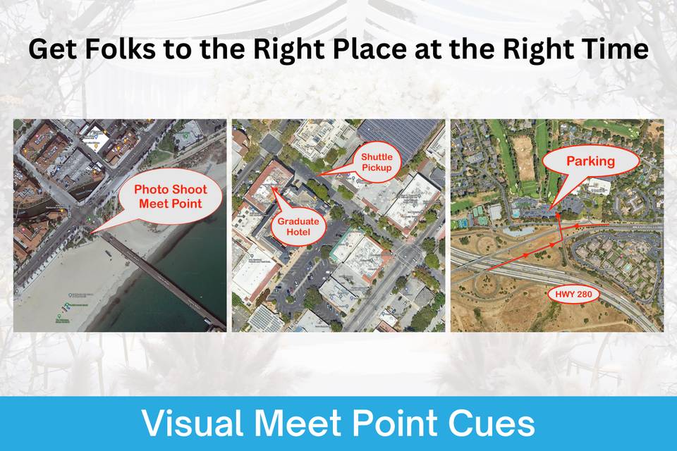 Pinpoint maps and meet points