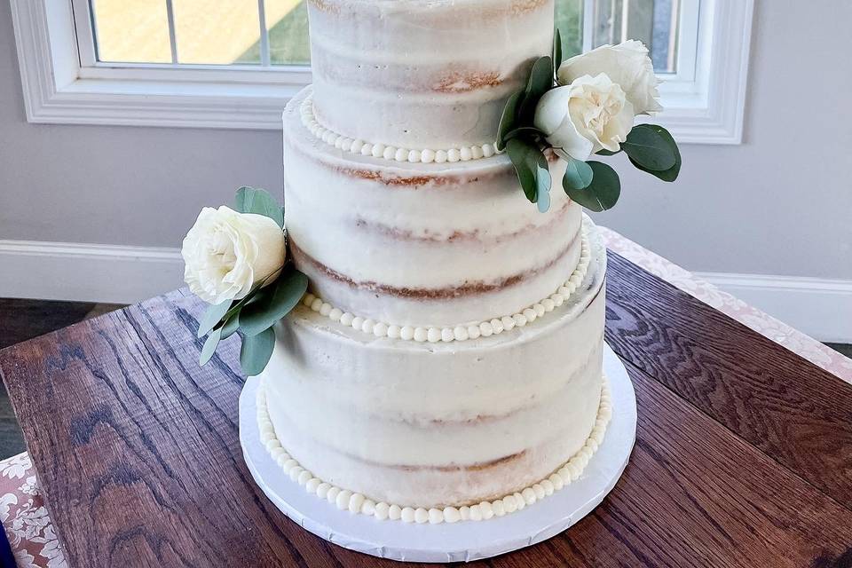 Naked Tiered Cake
