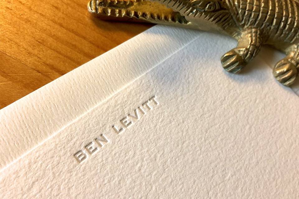 The beauty of letterpress