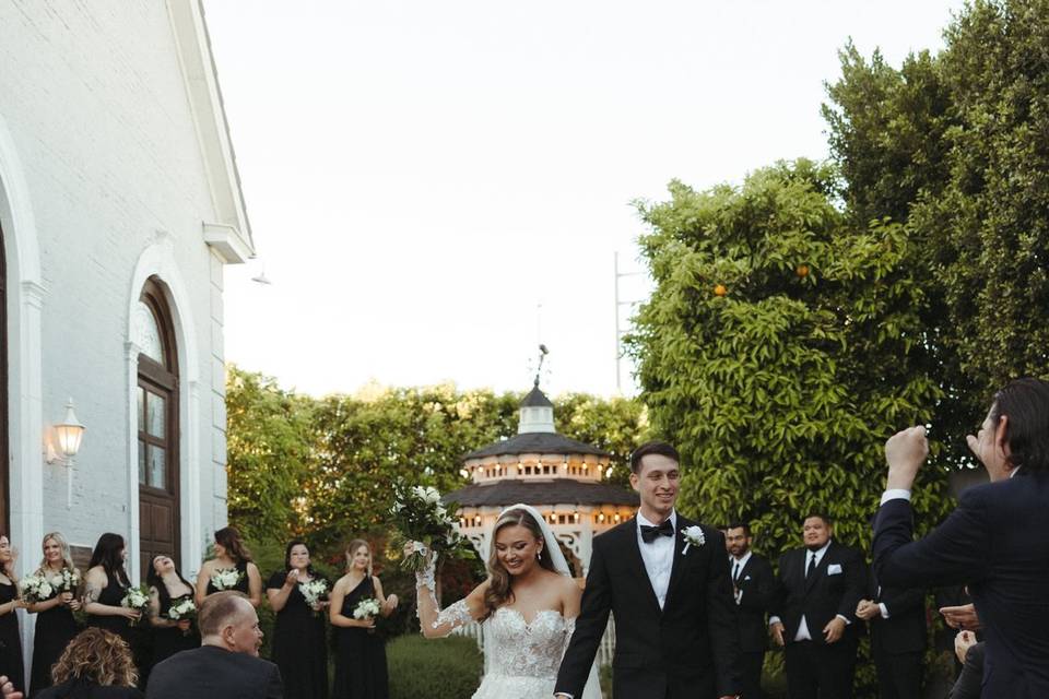 Wedding in the courtyard