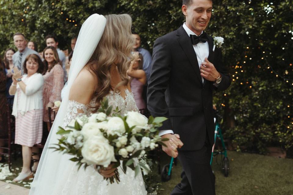 Wedding in the courtyard