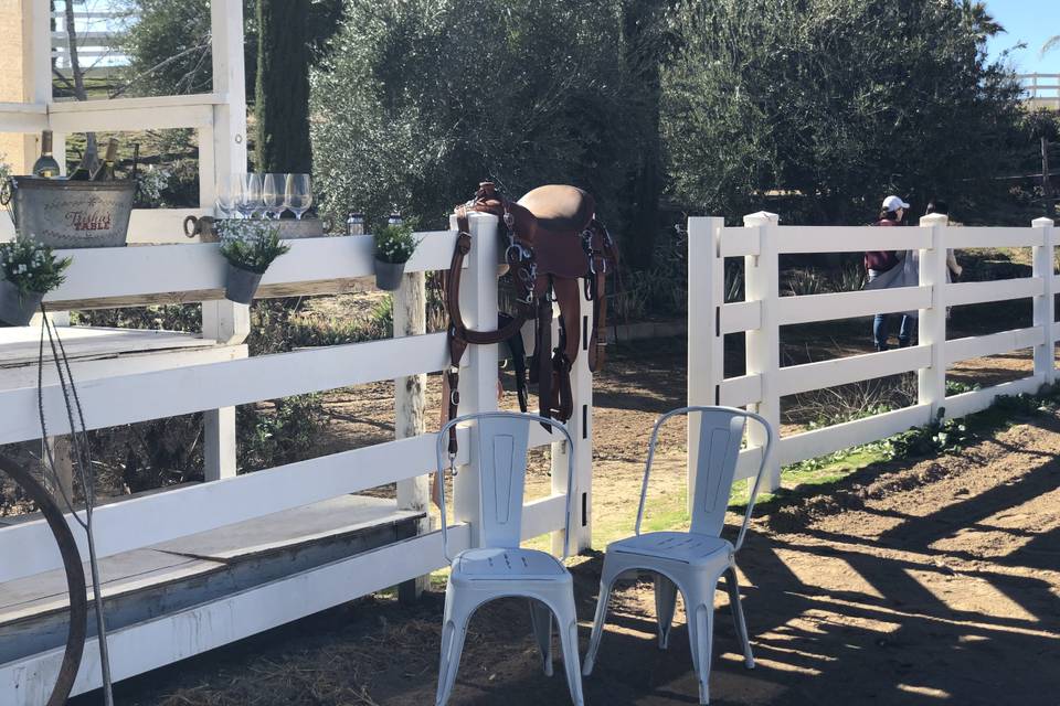 Entrance to the ranch