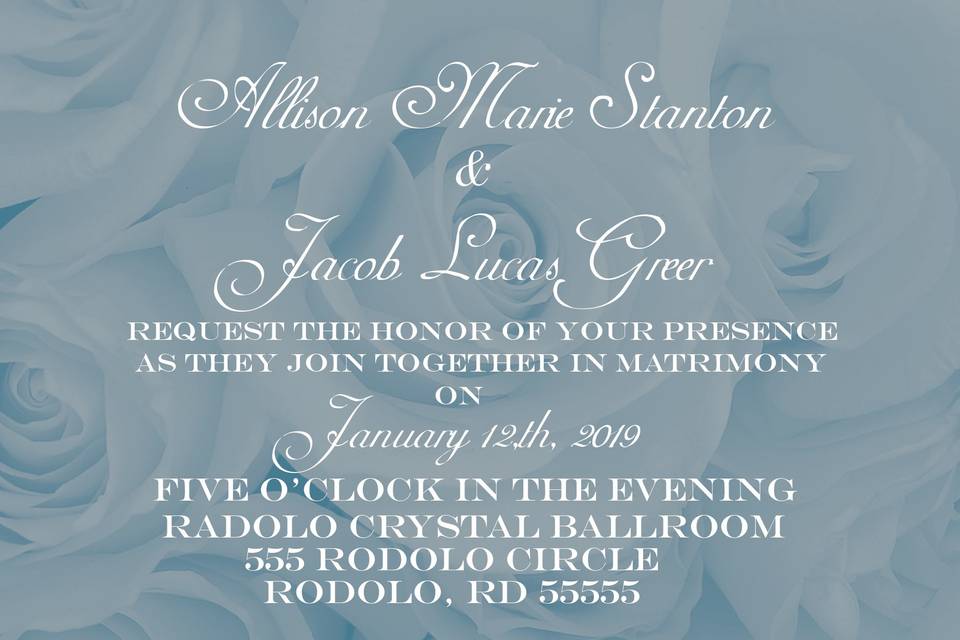 Simply Formal Custom Invite