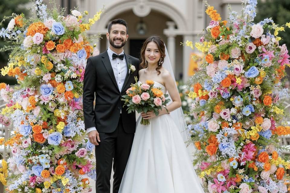 Faux Wedding Arch