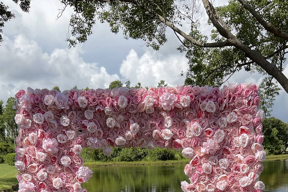 Faux Wedding Arch