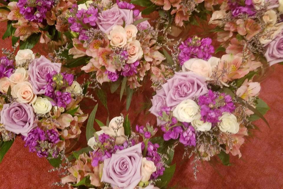 Bridal party Bouquets