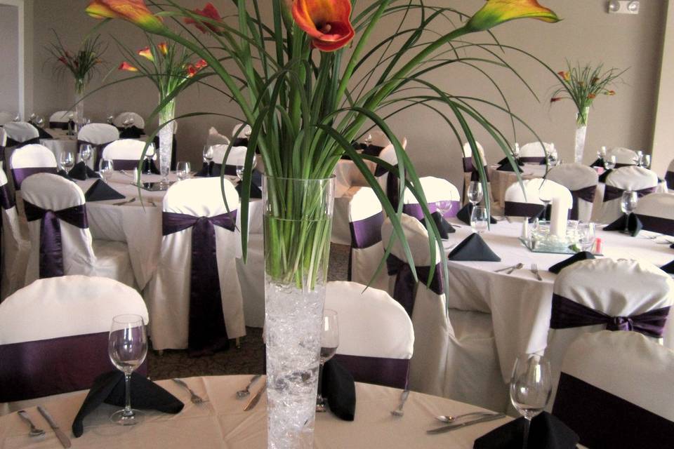 High and Low Centerpieces