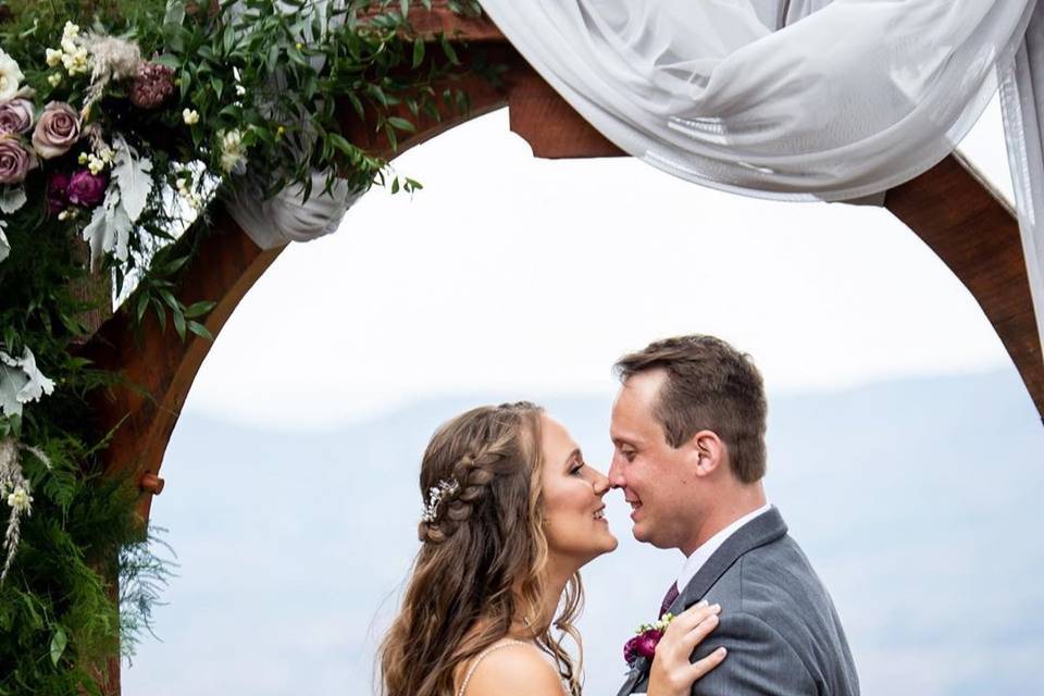 First Kiss as Husband & Wife