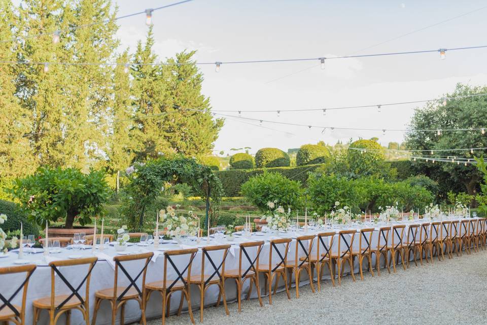 Summer reception in Florence