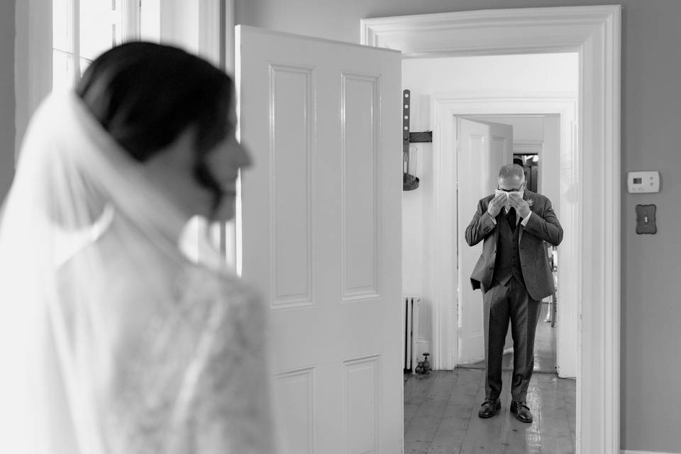 First look with dad