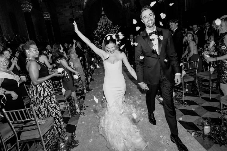 Cipriani 42 Ceremony exit