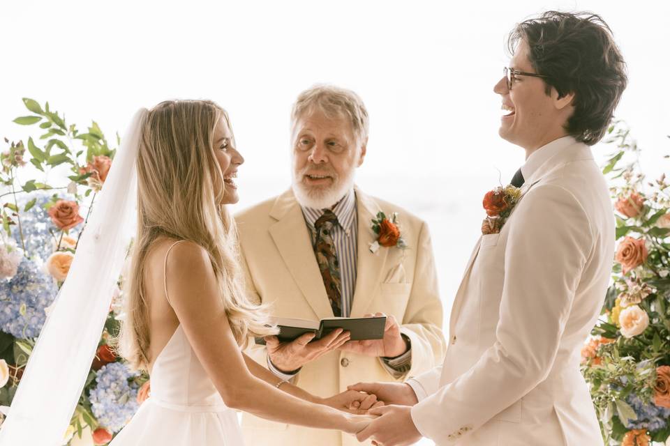 Newport wedding ceremony