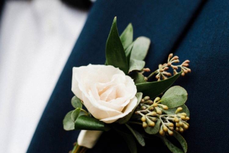 Classic White Boutonniere