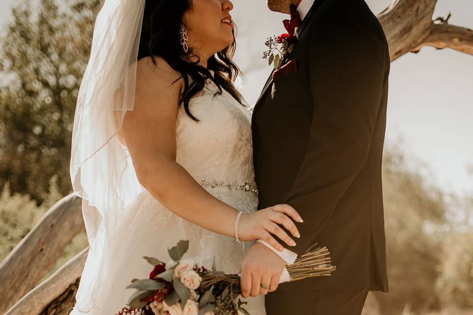 Fall themed bridal bouquet