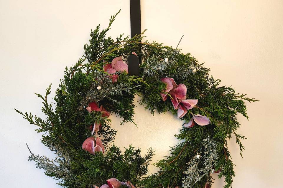 Live Christmas wreath