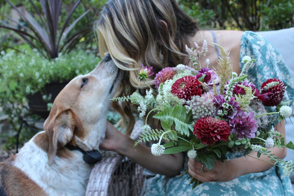 Wildflower arrangement