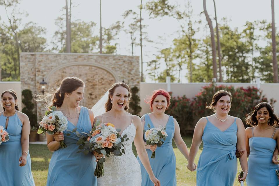 Happy bride squad