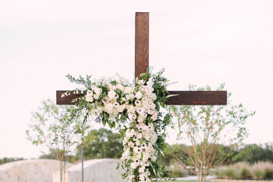 Cypress Wedding Cross