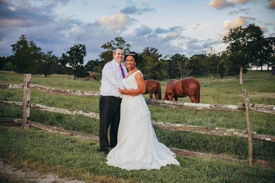 Bride and groom