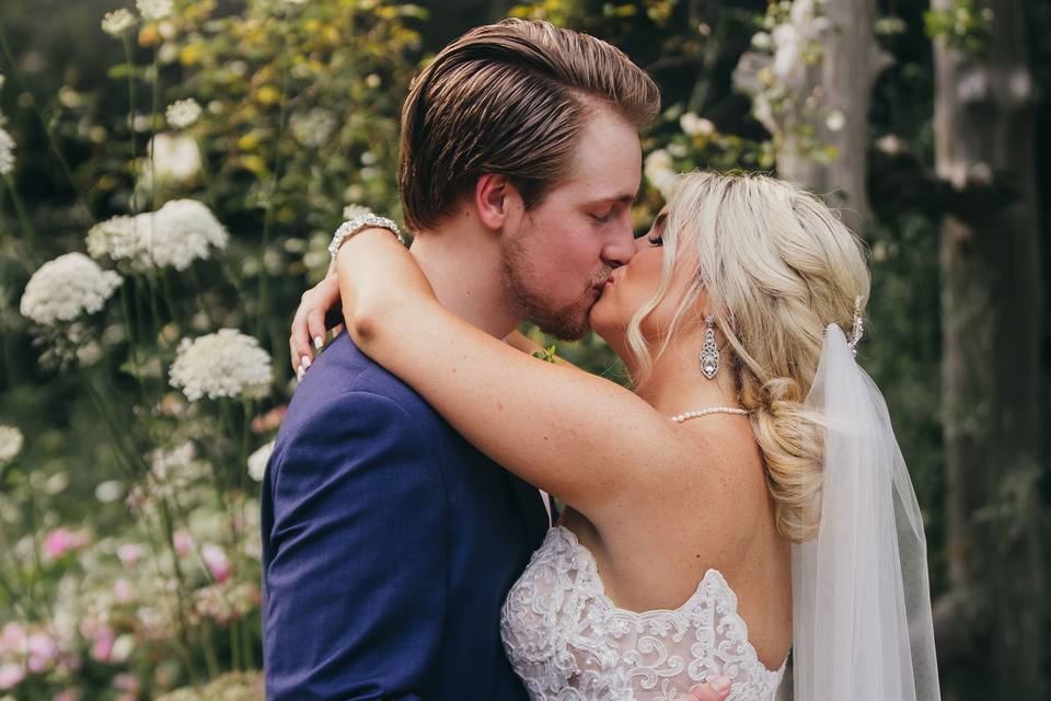 Bride and groom portraits