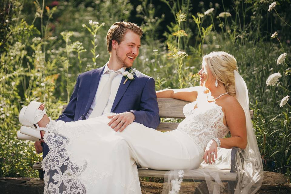 Bride and groom portraits