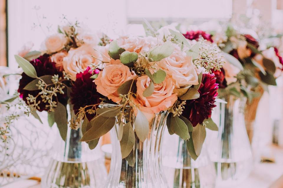 Bridal party bouquets