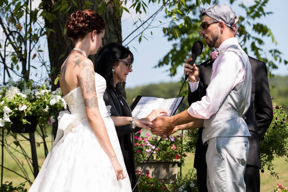 Saying Vows under Walnut Tree