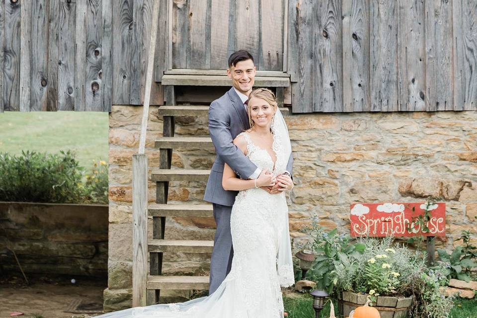 Sweet couple at Springhouse