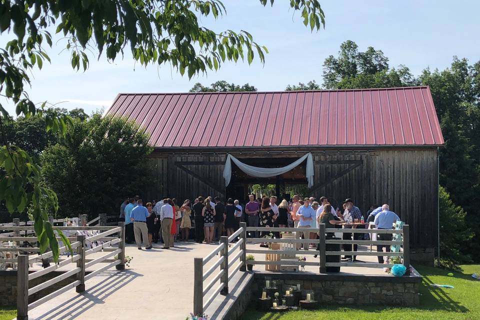 Cocktail Hour at the Barn