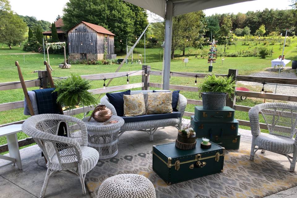 Barn Patio Decor