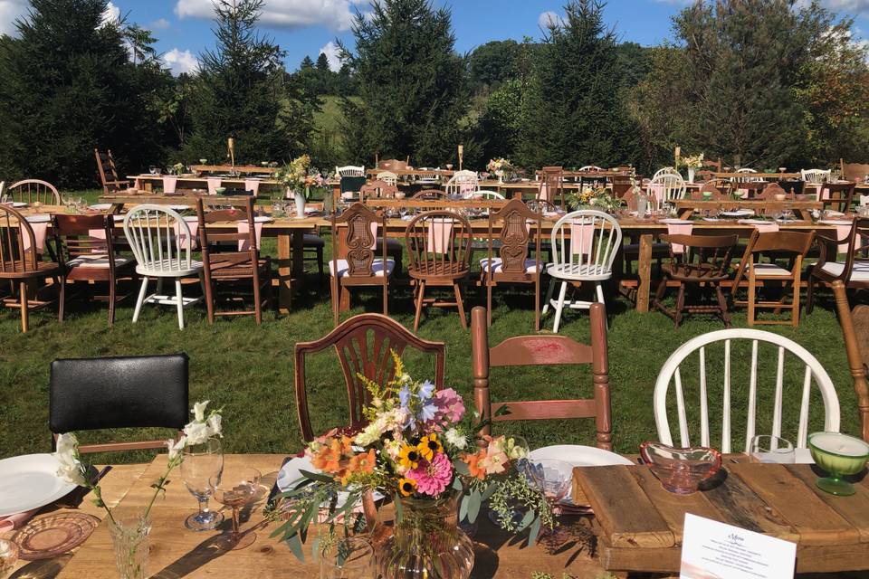 Farmhouse Field Reception