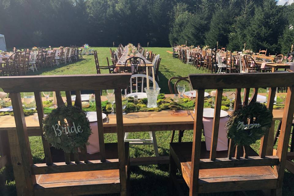 Farmhouse Field Reception