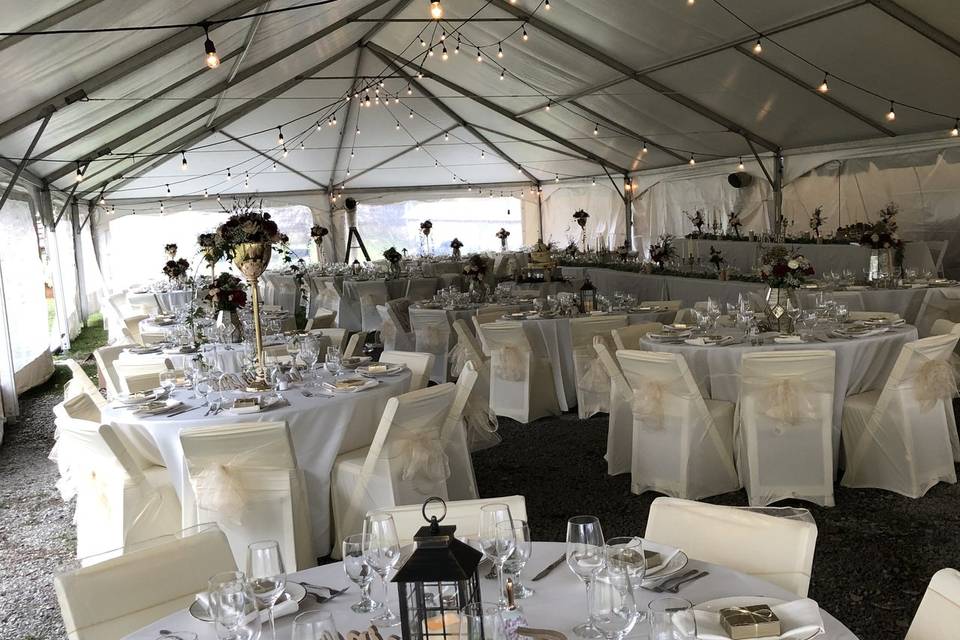 Winter Tent Reception