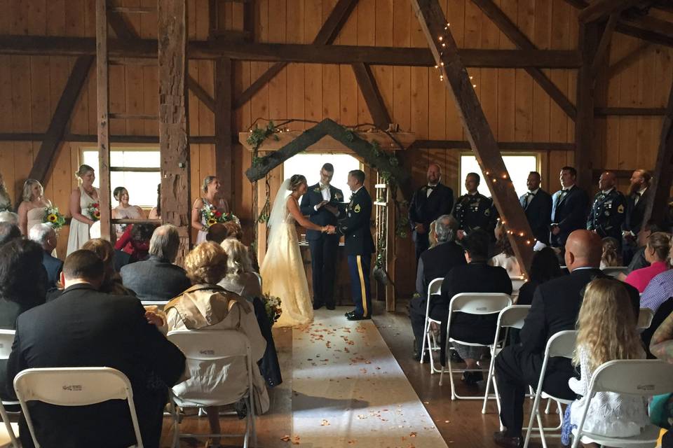 Barn Military Ceremony