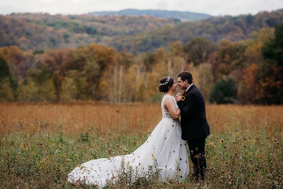 Fall Fields of Wedding Glory