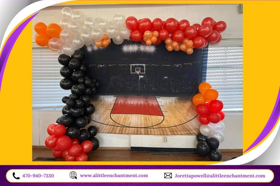 Basketball ballon  garland