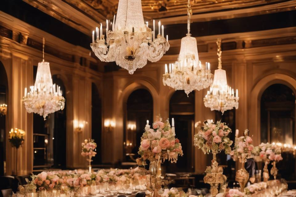 Luxury wedding decor