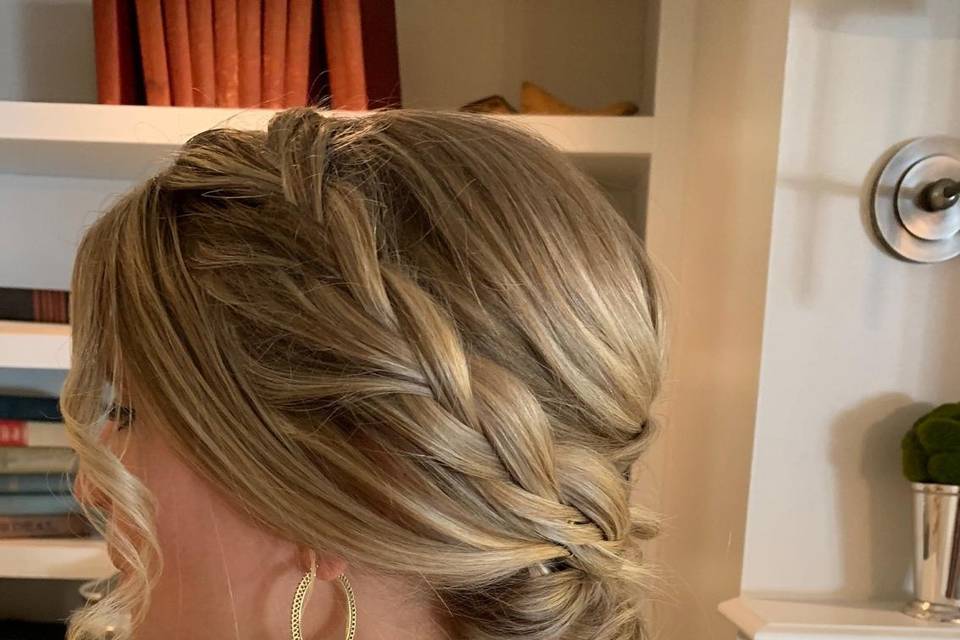 Braided updo