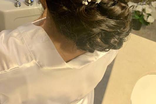 Classic bridal up-do