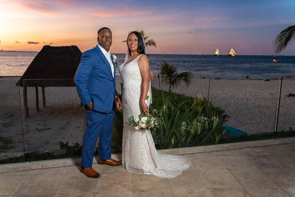 Destination Sunset Wedding