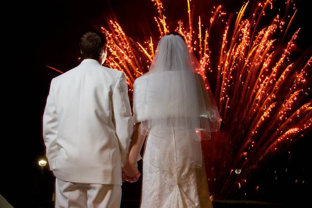 Magical Wedding Fireworks