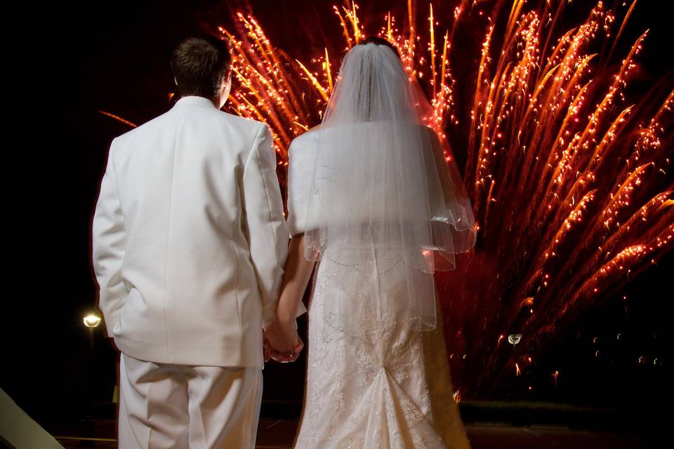 Magical Wedding Fireworks