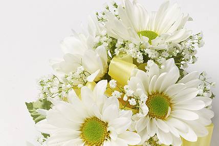 Daisy wrist corsage