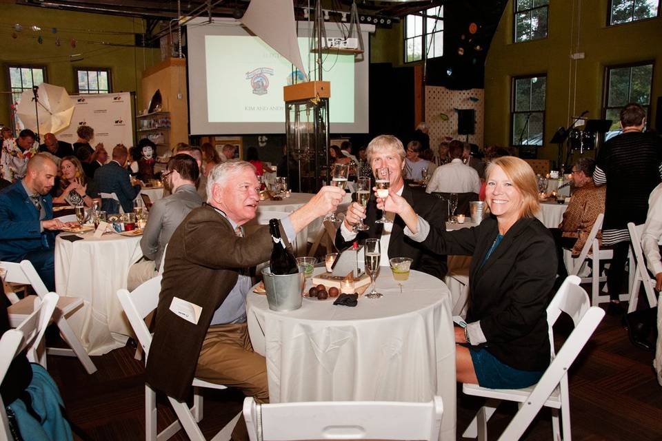 Champagne toasts