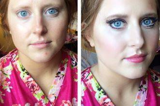 Bridal Party Before & After