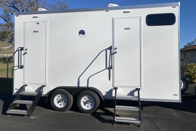 Stylish Stalls Bathroom Trailer Rentals