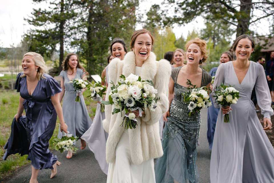 Bridesmaid joy!