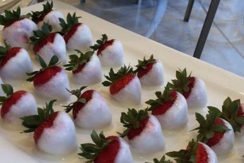 Dipped strawberries